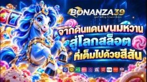 bonanza39 จากดินแดนขนมหวานสู่โลกสล็อตที่เต็มไปด้วยสีสัน