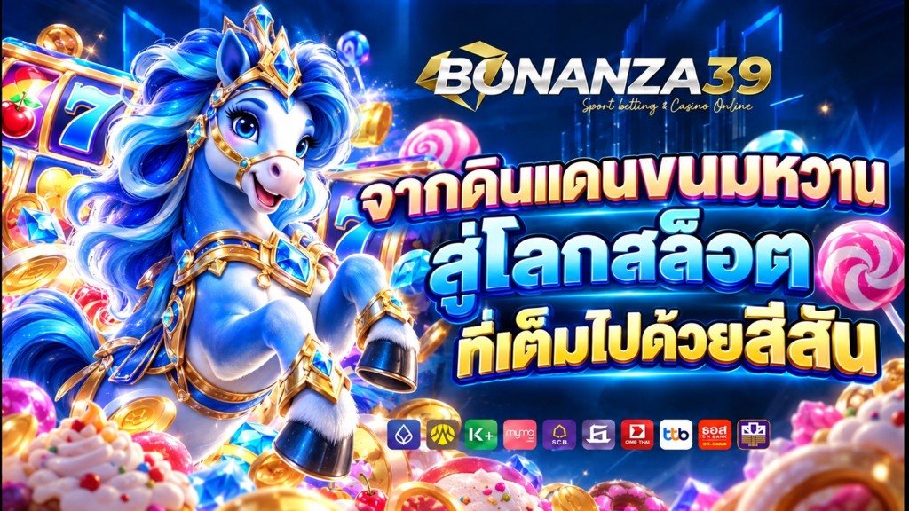 bonanza39 จากดินแดนขนมหวานสู่โลกสล็อตที่เต็มไปด้วยสีสัน